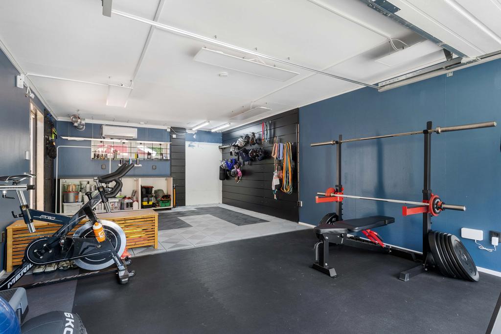 Garage inrett till gym