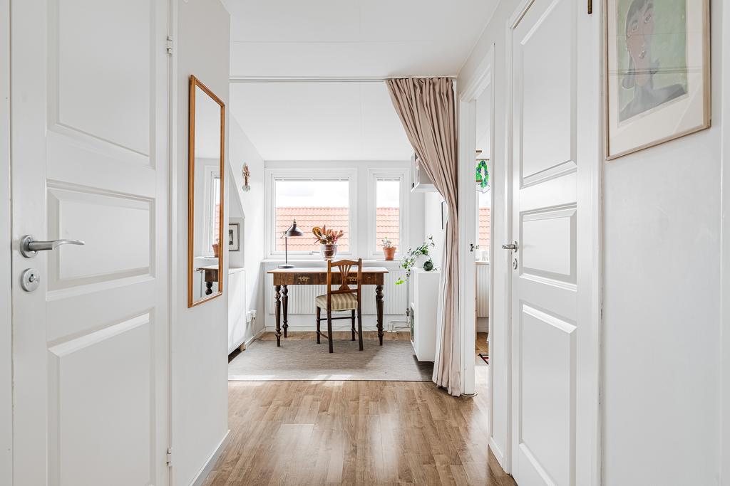 Härifrån nås bostadens sovrum