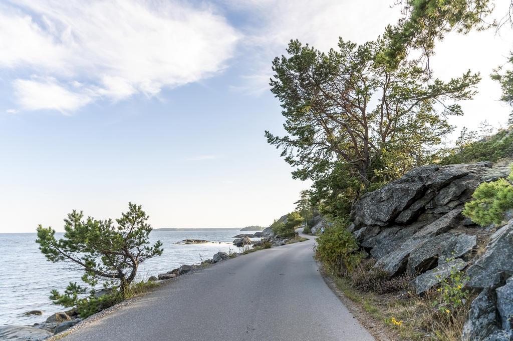 Ringvägens fina promenadväg.