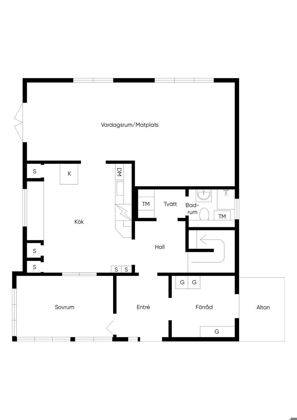 Planlösning - Entréplan