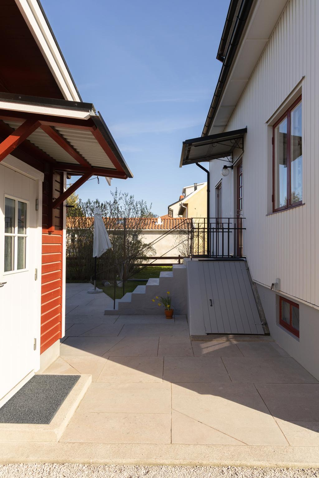 Stensatt uteplats