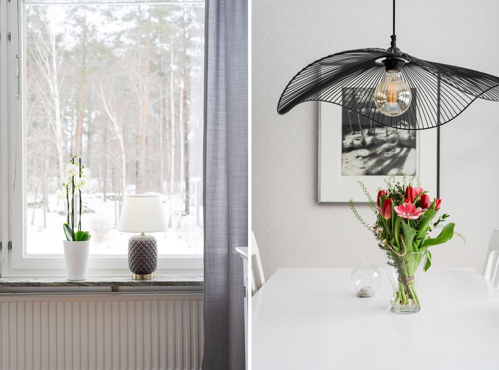 Vacker och fri utsikt över grönområden 