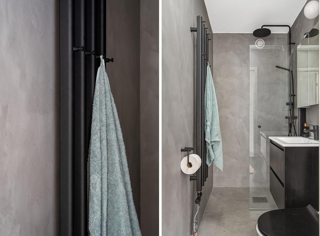 Renoverat duschrum i modern stil 