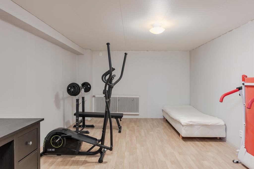 Gym/Gästrum i källaren
