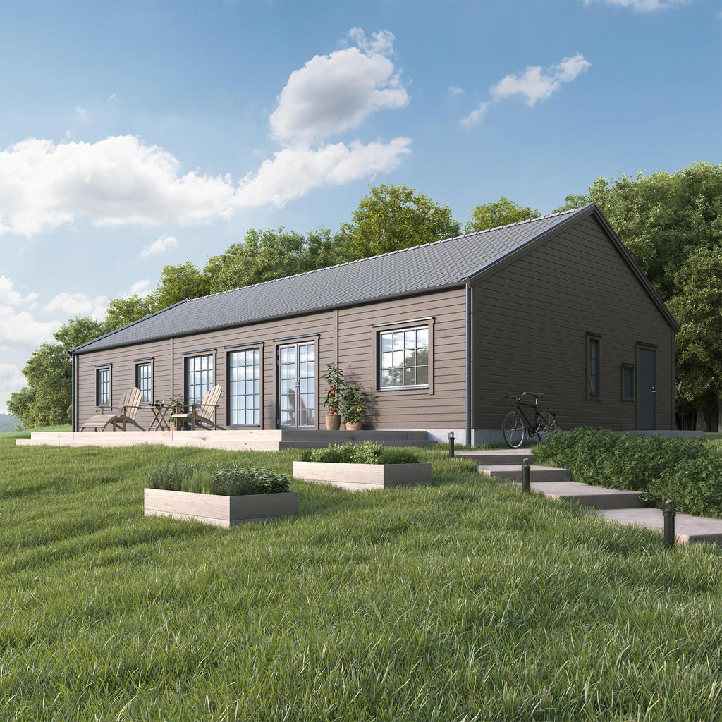 Villa Lycke modern - Visning av detta hus sker 10/3 på Bossgårdsv. 40D.Villa Lycke