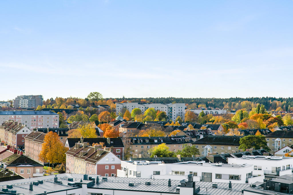 Utsikt över stadssiluetten! 