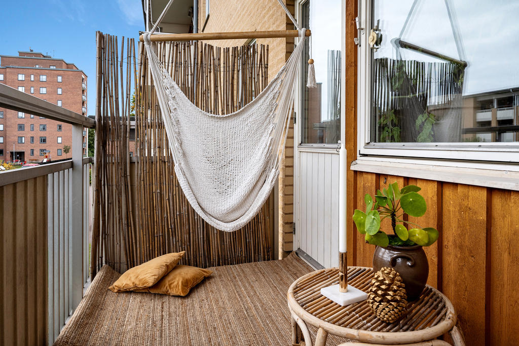 Här når solen in den största delen av dagen!