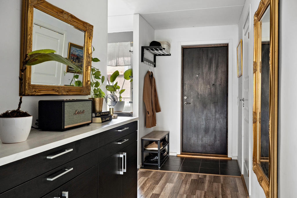 Entré med avhängningsmöjligheter