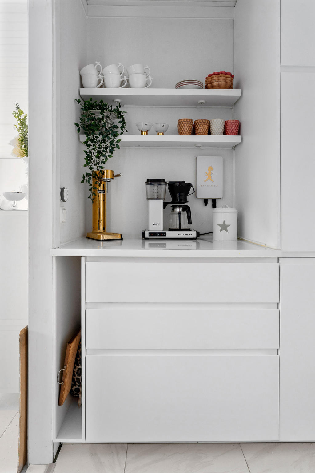 Mysig kaffehörna 