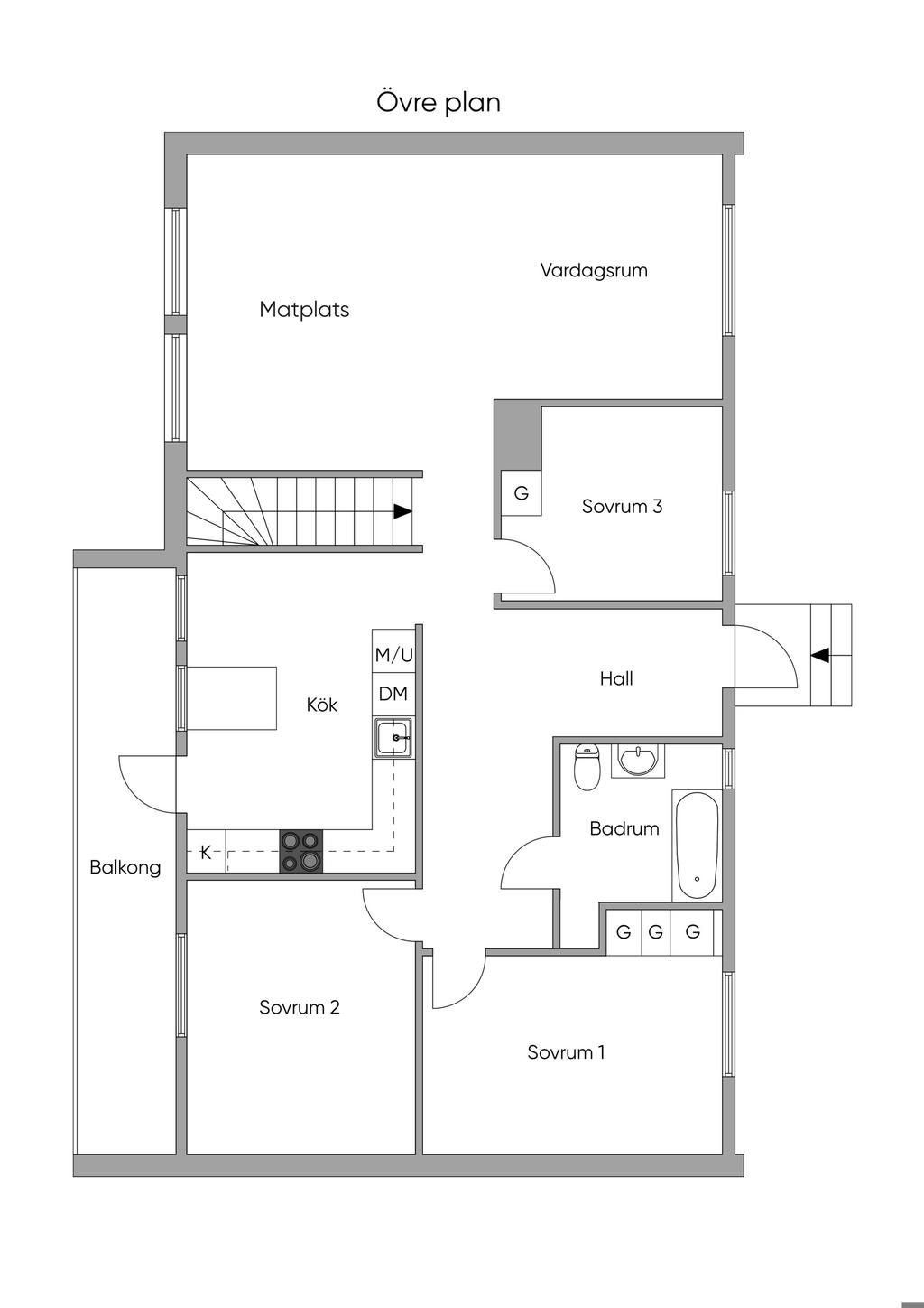 Övre plan