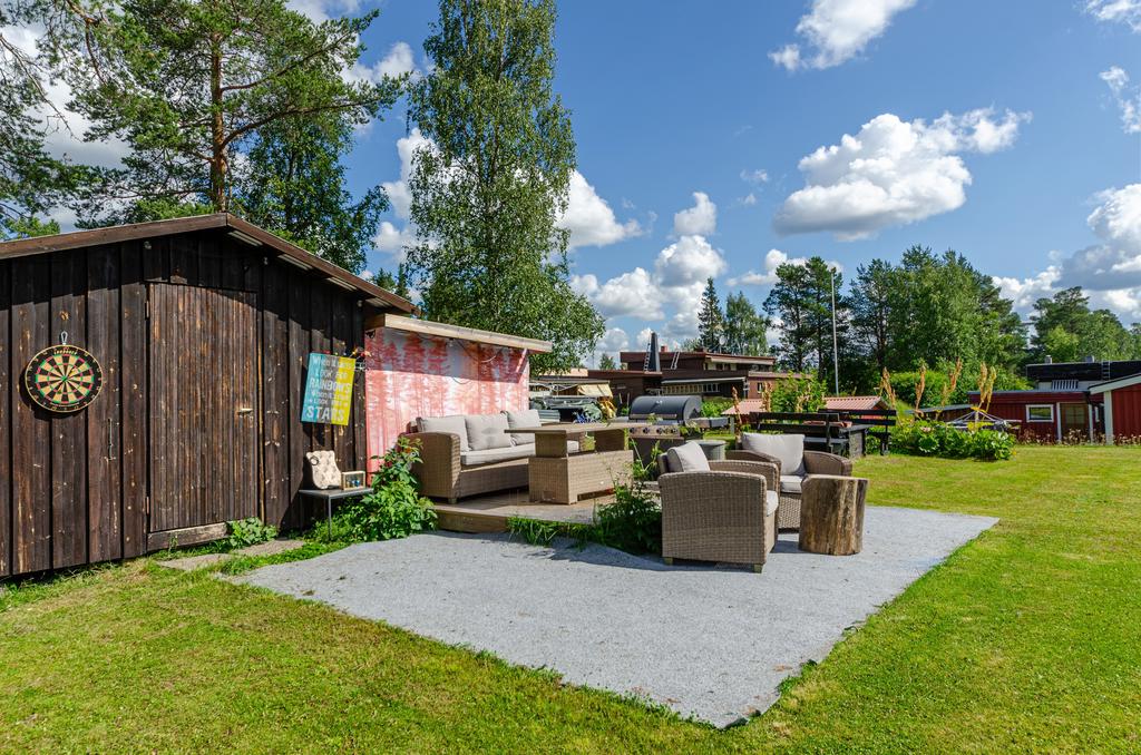 Solig uteplats