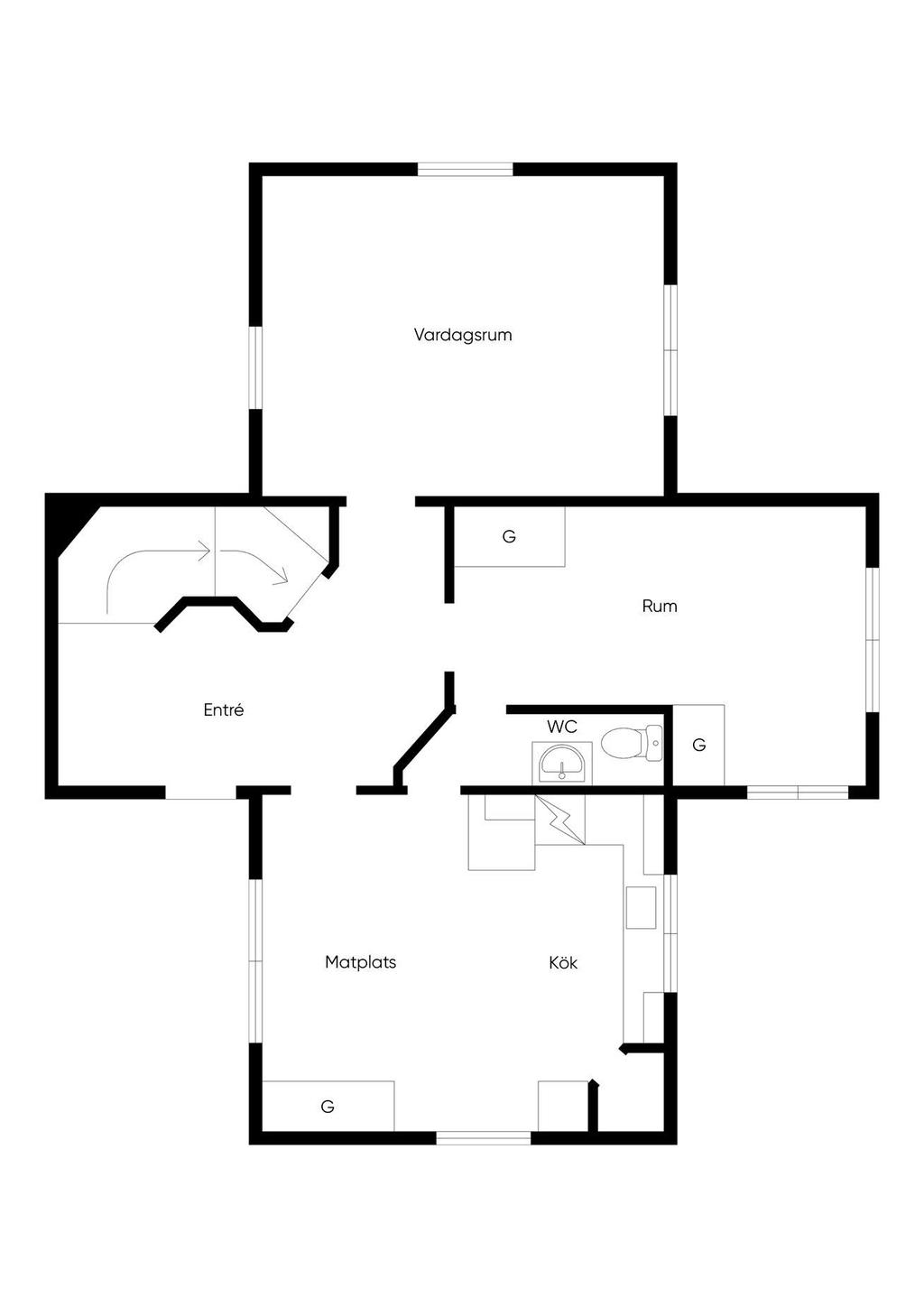Planlösning Entréplan