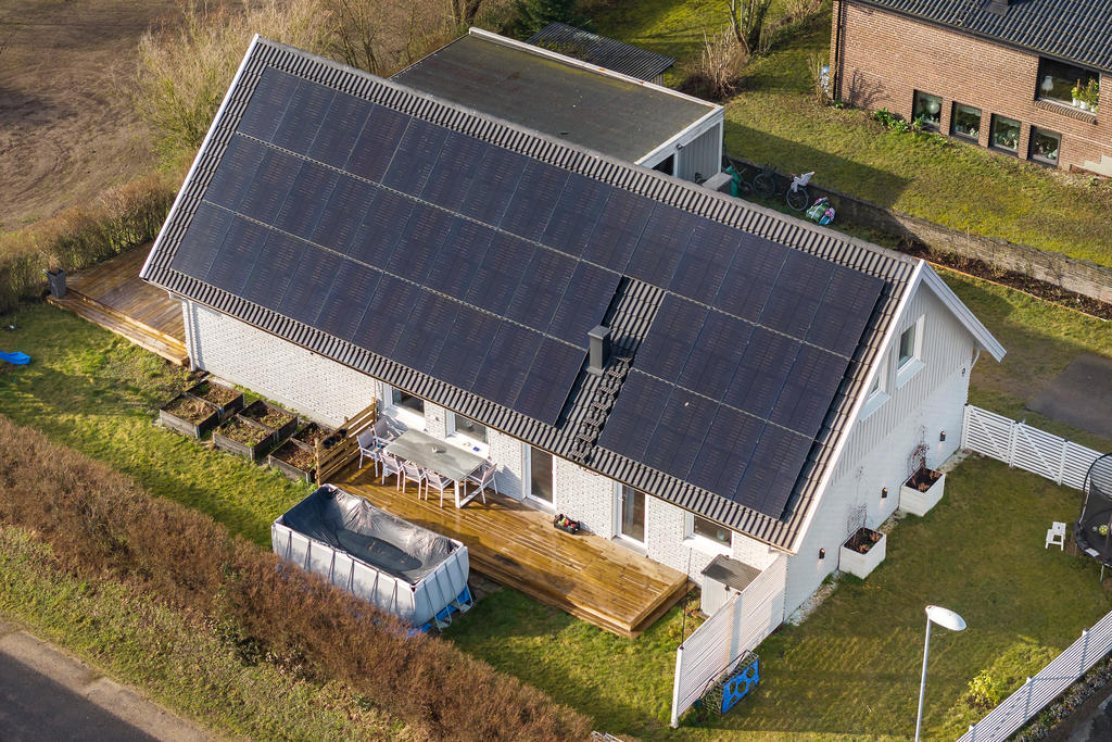 Trädgården från ovan