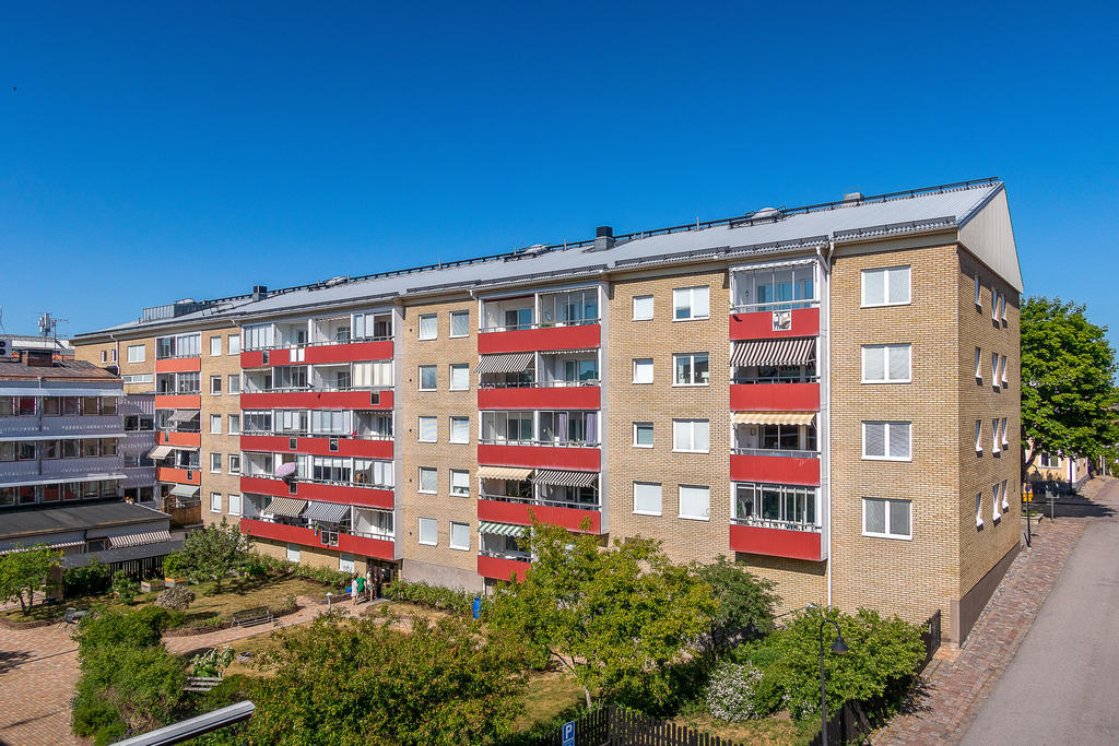 Vy fasad mot innergården