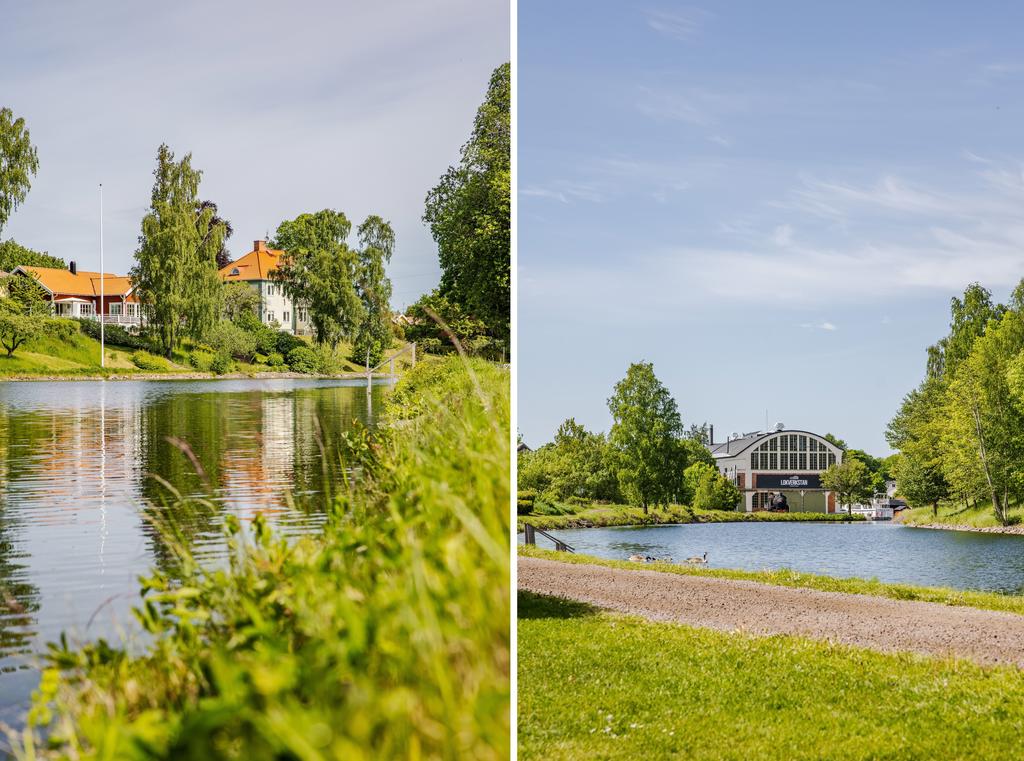 Vacker natur kring Göta kanal