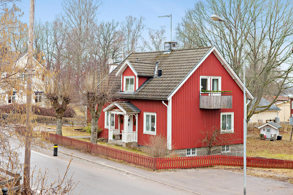 Framsidan av huset