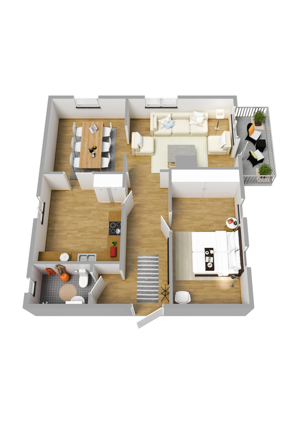 Planlösning 3D