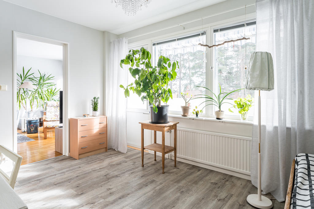 Här är utgången till balkongen