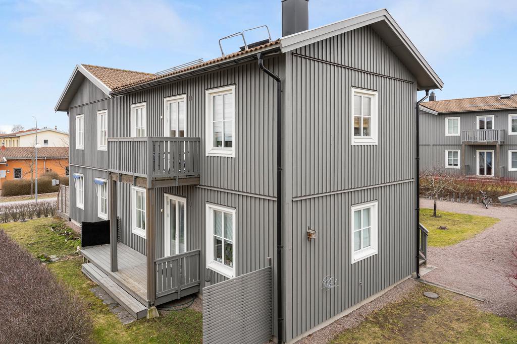 Balkong i härligt södeläge