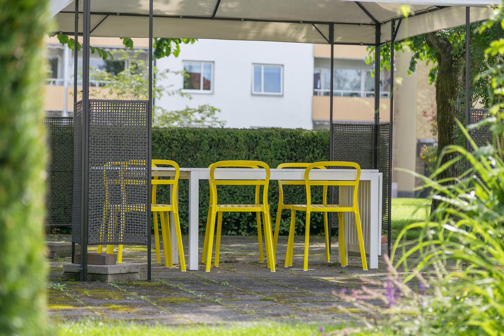 Gemensamma paviljongen på innergården