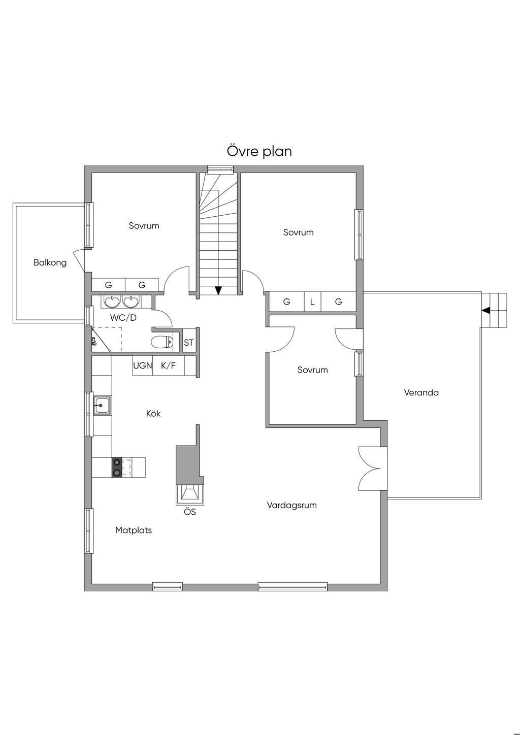 Övre plan