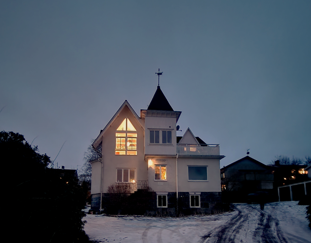 Skymningsbild, privat 