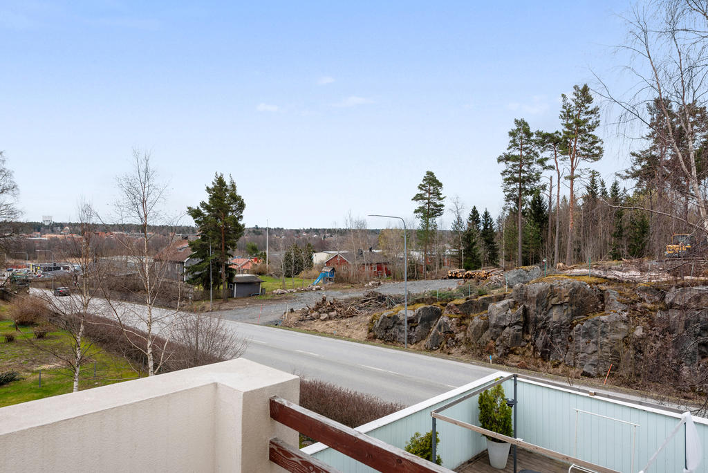Vy från balkong övre plan