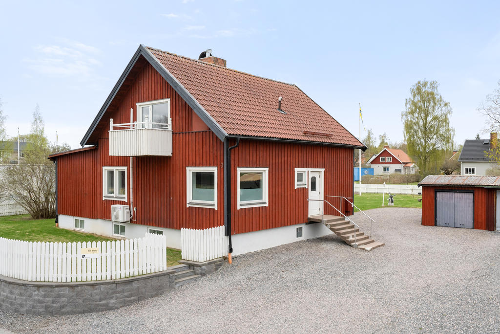 Stor och bred uppfart