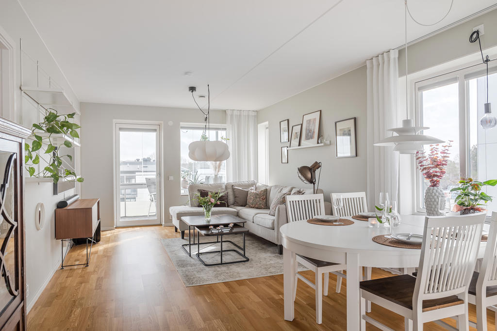 Öppen och ljus planlösning