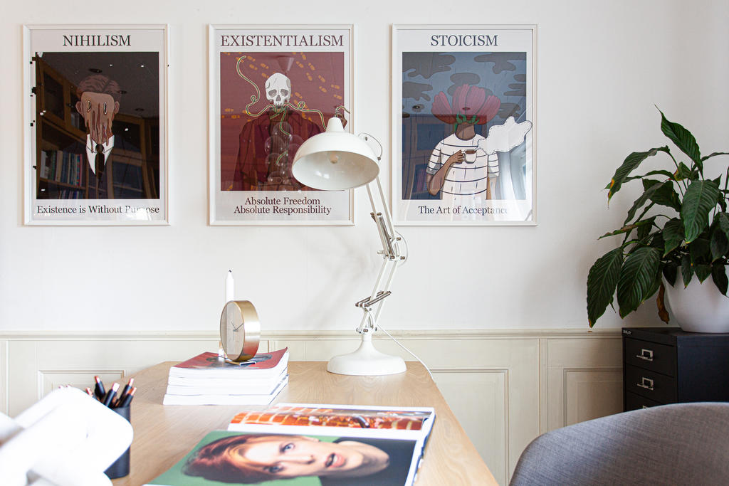Detaljbild sovrum 1/kontor
