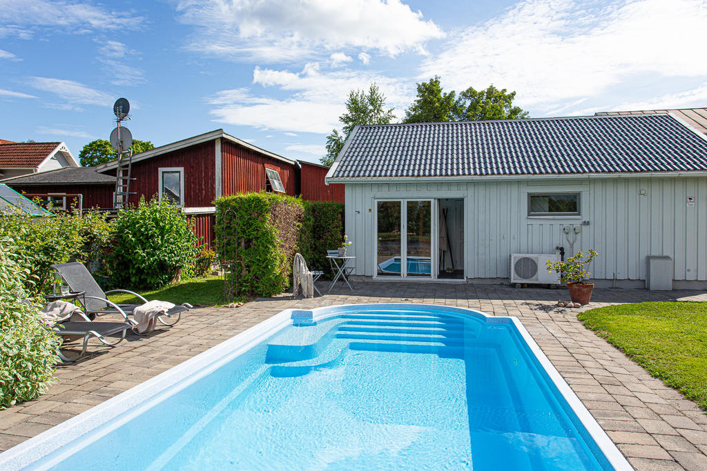 Poolområde samt relax