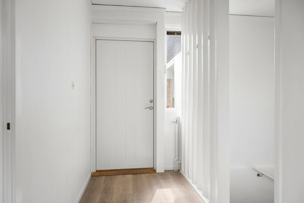 Entré till huset från baksidan av huset.