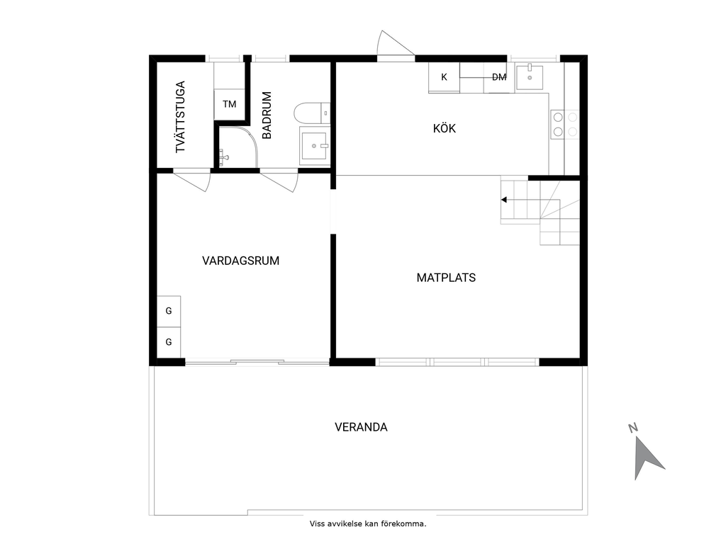 Planlösning entréplan 