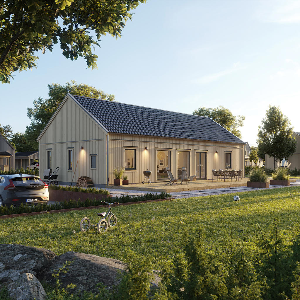 Exempelhus från A-hus. Villa Lunna