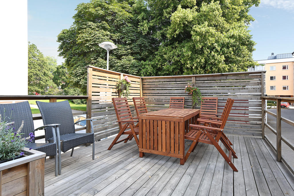 Uteplats på föreningens innergård