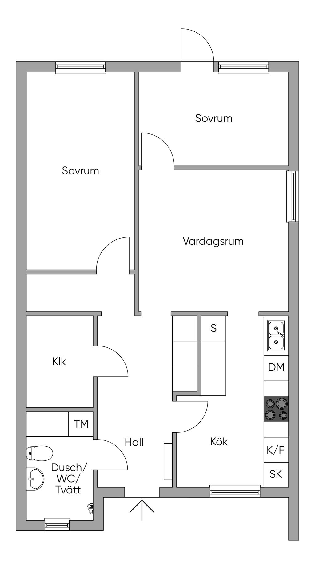 Planskiss Barnbyn Skå 10B, se separat annons