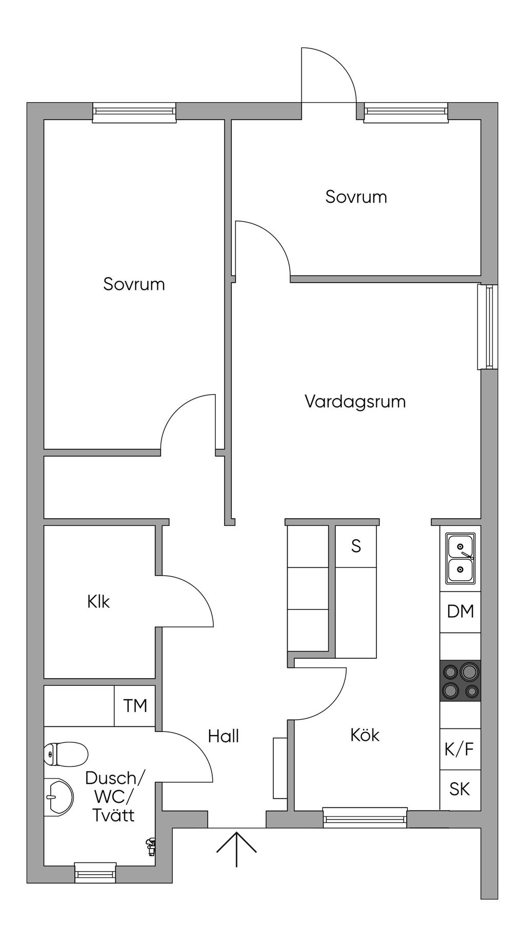 Planskiss Barnbyn Skå 10B, se separat annons