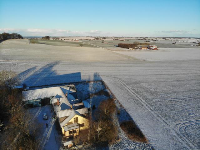 Vackra vinterlandskap.