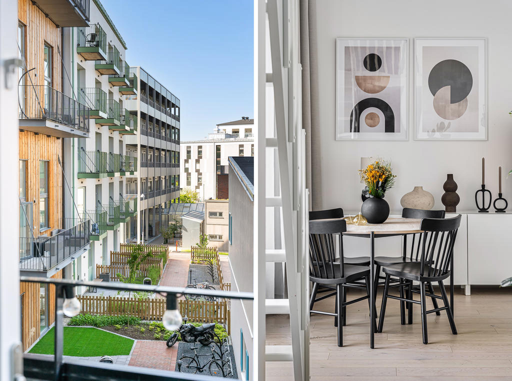 Utsikt över innergården