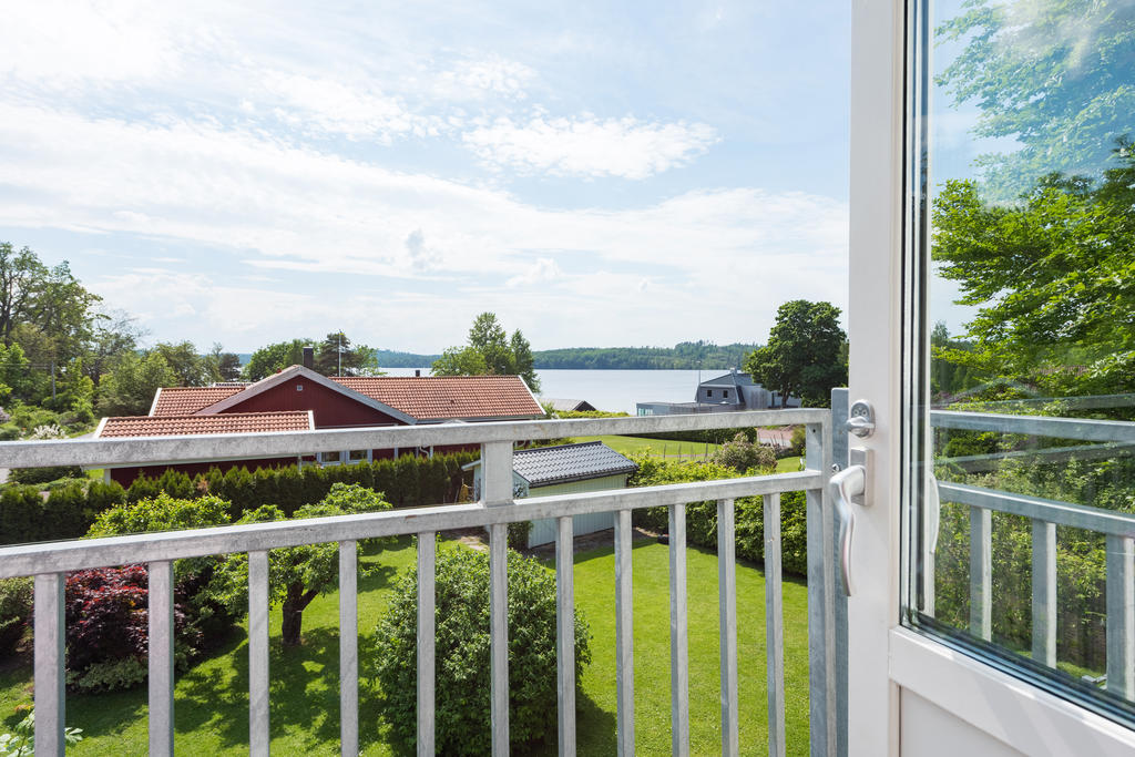 Härlig utsikt från balkongen