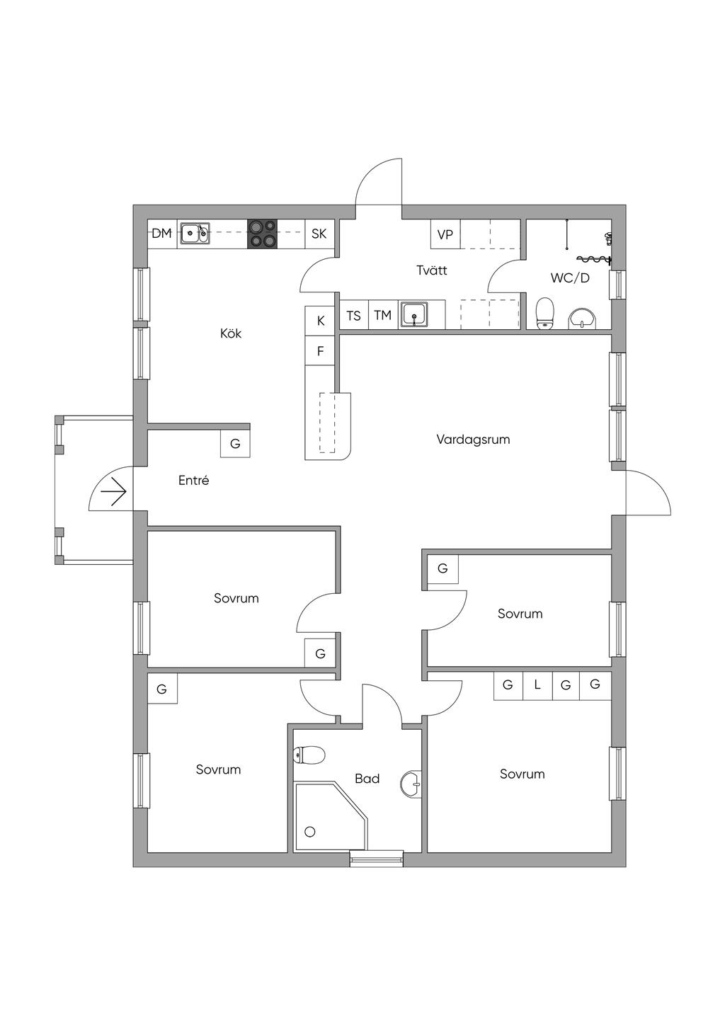 Planlösning 2D