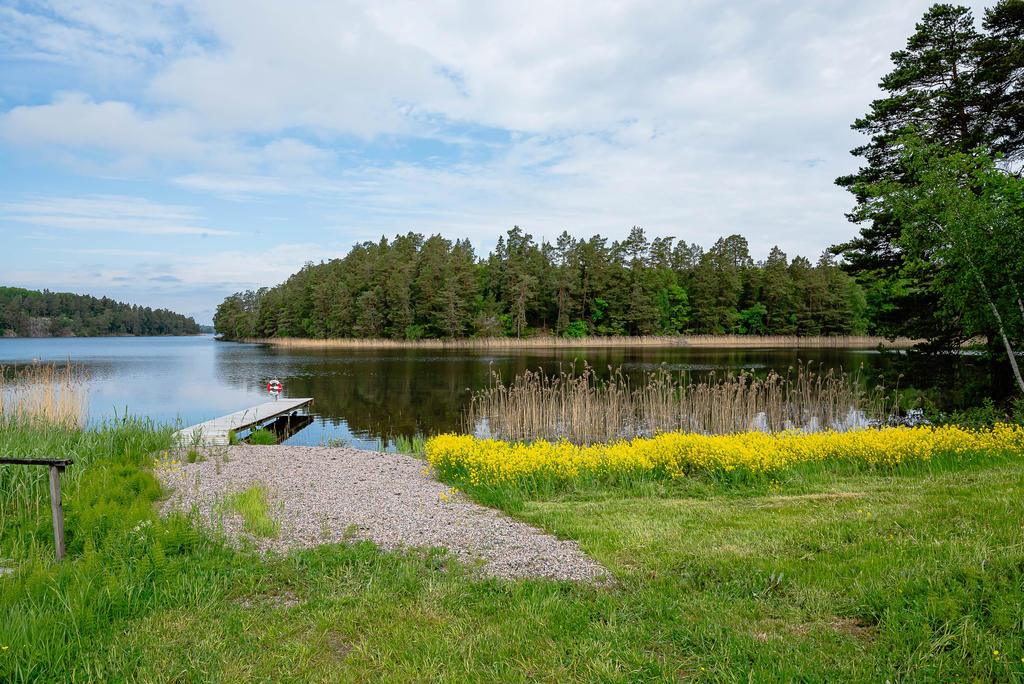 Egna bryggan i Båven