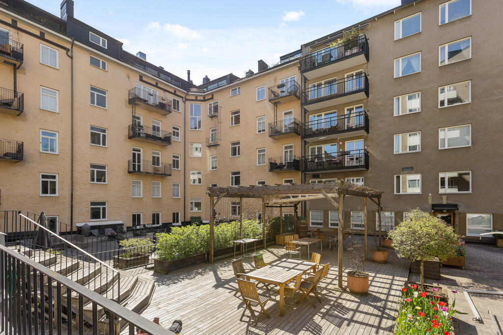 Föreningens gemensamma innergård