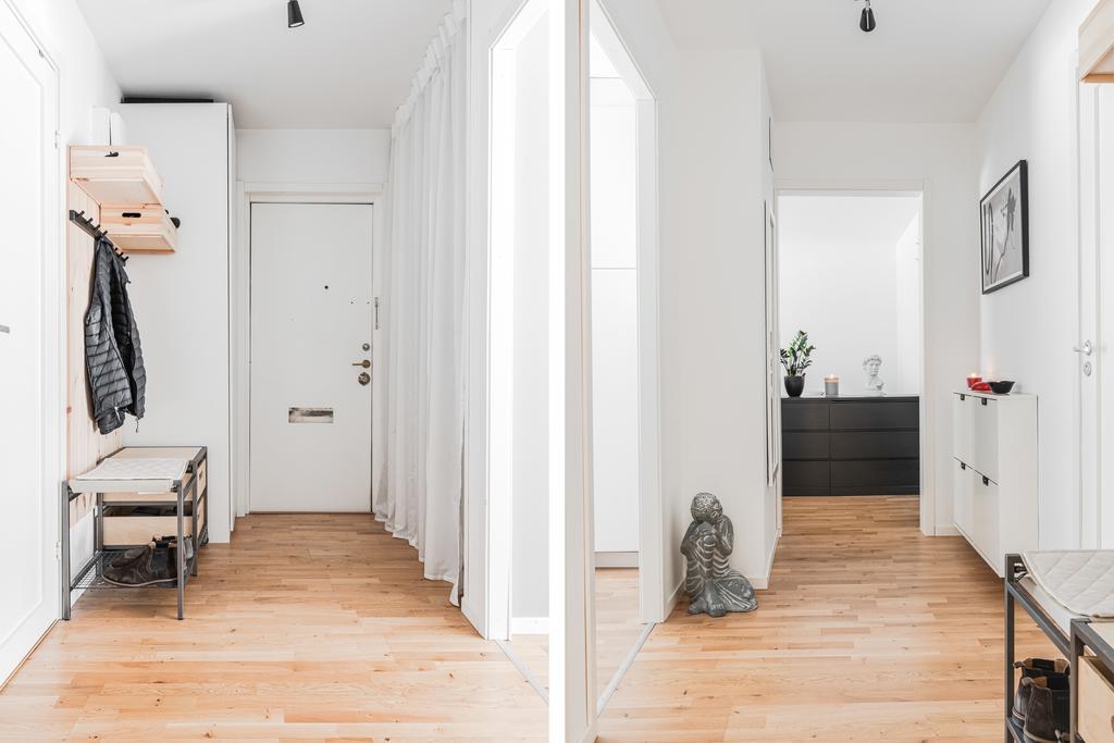 Praktisk Entréhall med bra förvaring