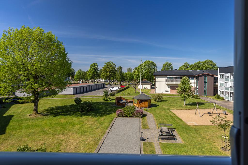Utsikt över föreningens gemensamma ytor