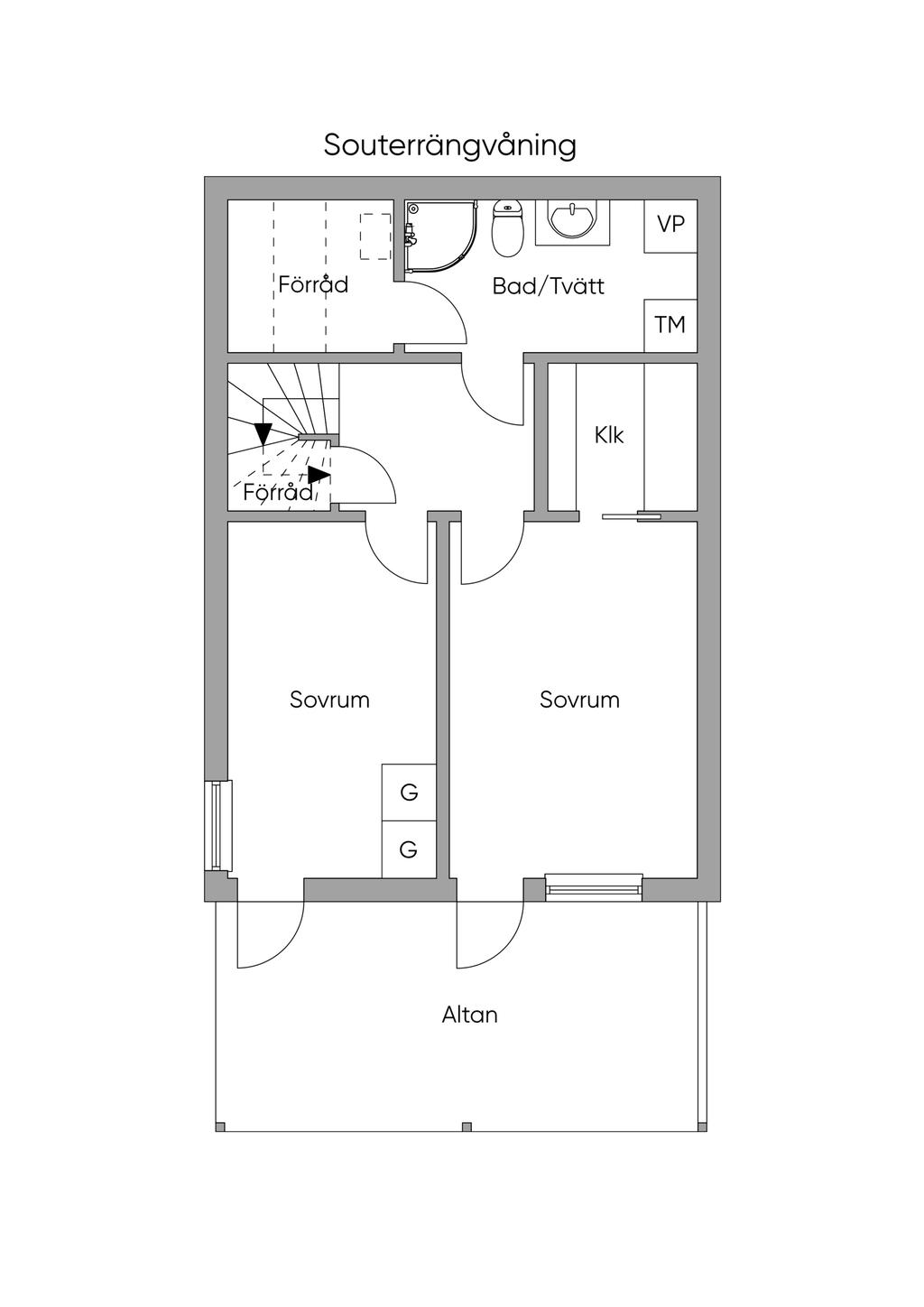 Soutterrängplan