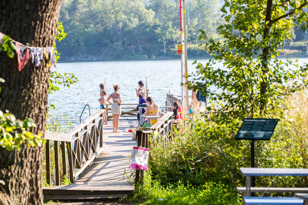 Promenadavstånd till Brunnsviken och Edsviken