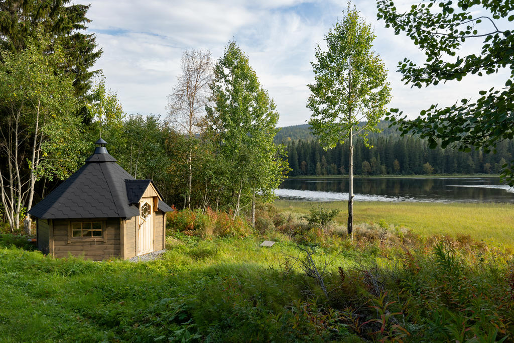 Grillkåta nere vid älven.