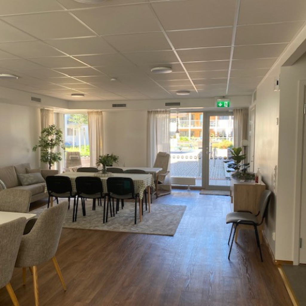 Föreningslokalen. Se mer information på föreningens hemsida https://bonumbrfblaregnet.se/