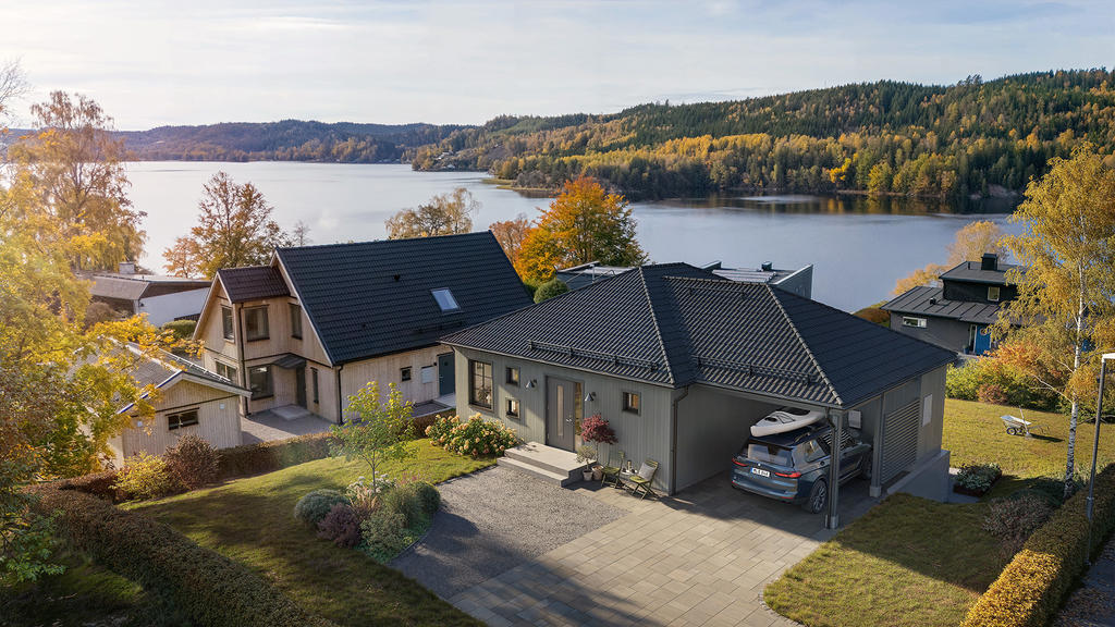 Exempel på annan fasadfärg